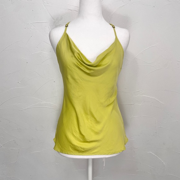 Young Fabulous & Broke Satin Cowl Neck Racerback Tank - Picture 2 of 8